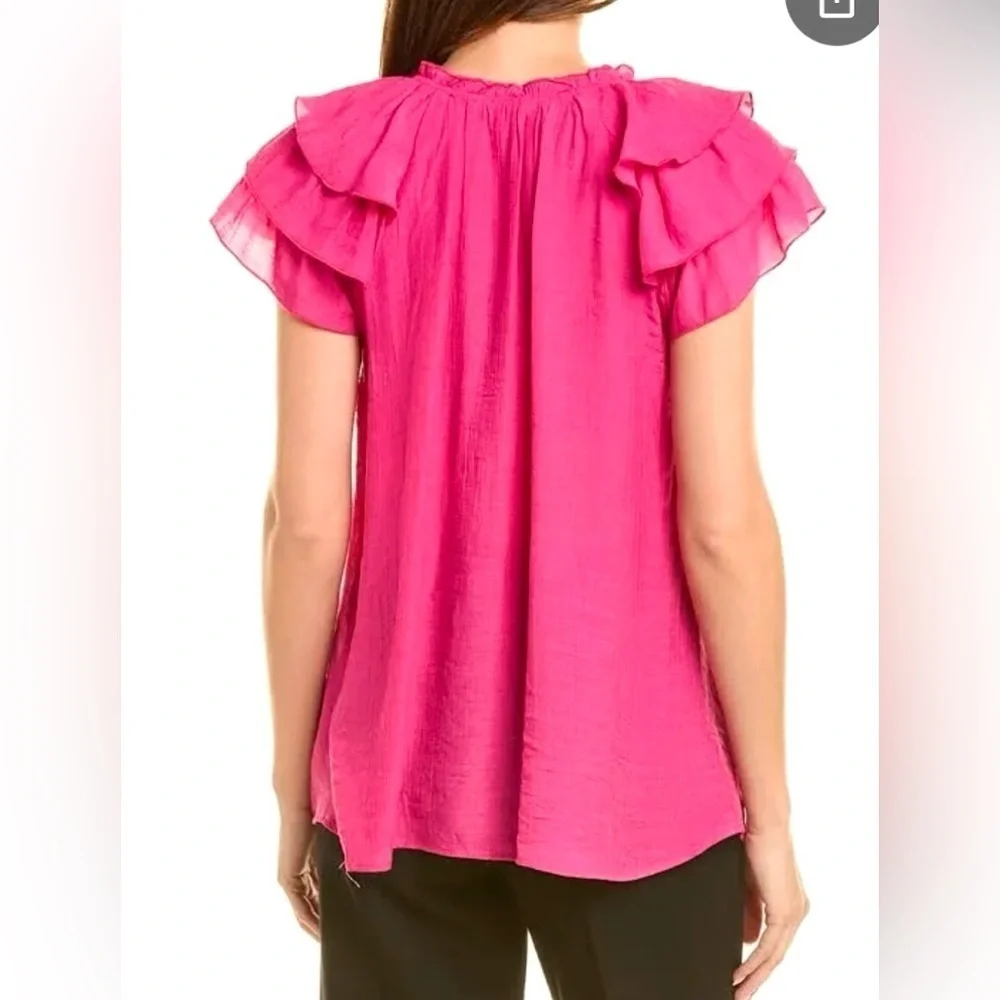 NEW Nanette Nanette Lepore Tiered Sleeve Top